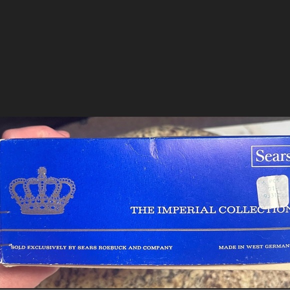 Sears • The Imperial Collection • Vintage • Christmas Glass Ornaments • Gold/Red - Picture 3 of 4